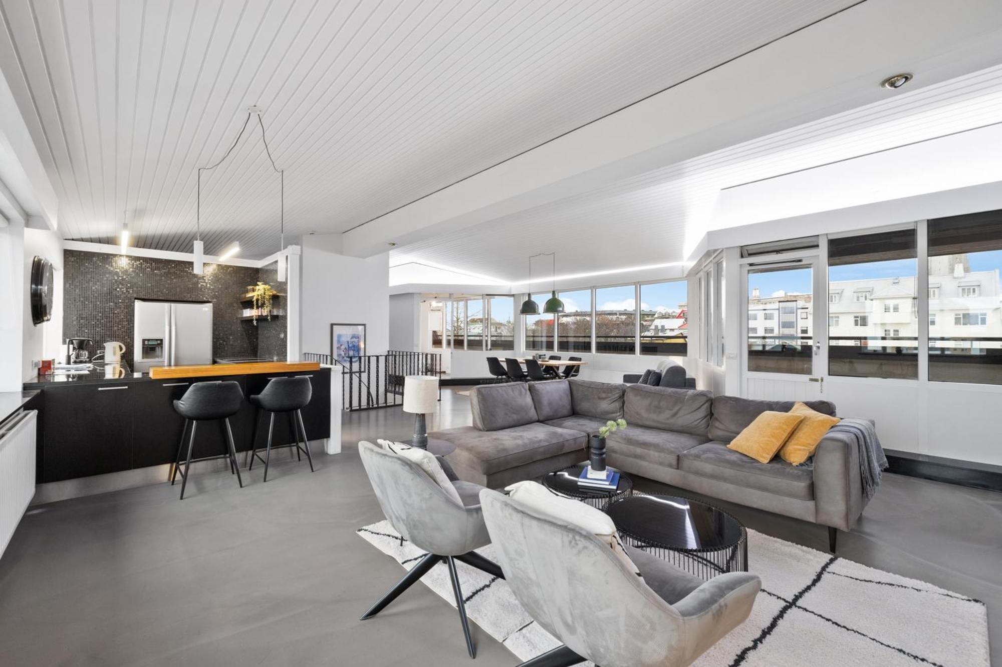 Penthouse On The Shopping Street-free Parking Reykjavík