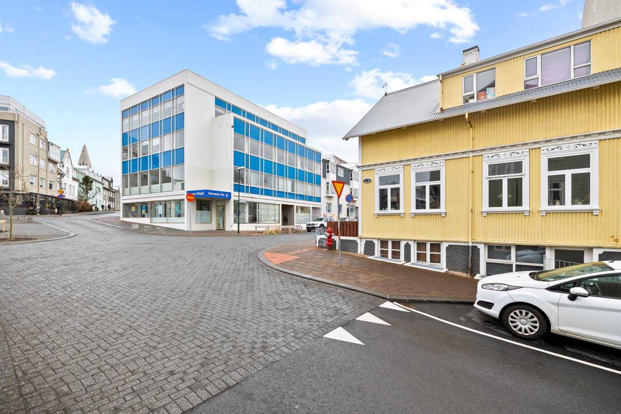 The Center Of Downtown Reikiavik