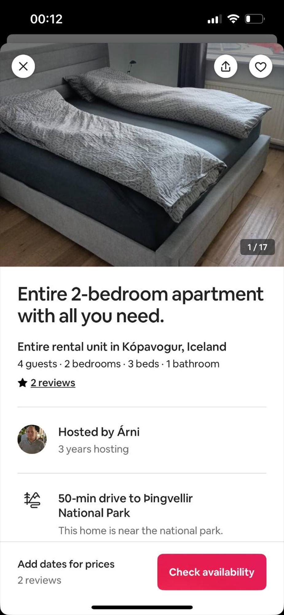 Apartment Entire 2-bedroom With Need *