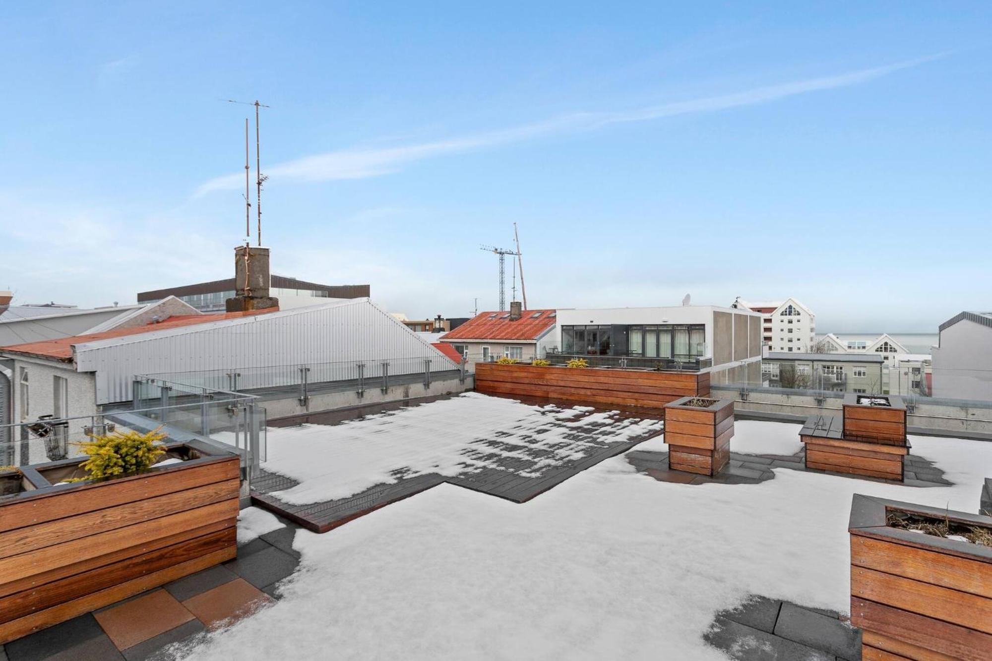 Apartment Rooftop Balcony -amz View - Lrg 2 Bedroom -free Parking Reykjavik